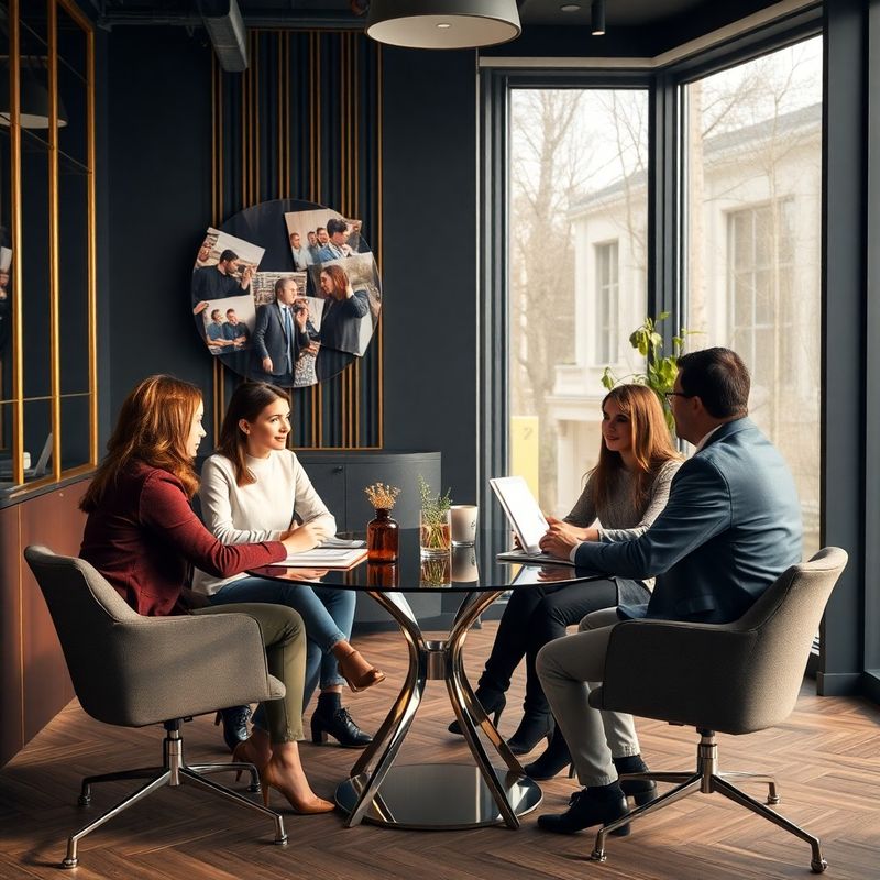 Echipa BusinessEngine în biroul din Brașov